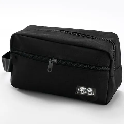 Bolsa de higiene masculina de negócios, organizador de maquiagem de viagem, bolsa de armazenamento de grande capacidade, design de moda durável, ideal para uso diário