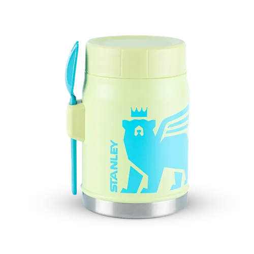 Pote Térmico com Garfolher Citron Youth Stanley 1913 | 414ML