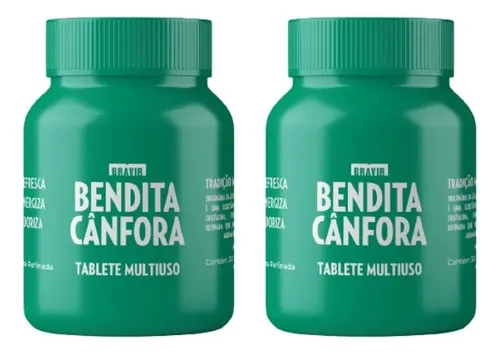 Bendita Cânfora Pote com 30 Kit com 2