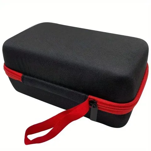 Bolsa organizadora de ferramentas EVA, resistente a impactos, à prova d'água, portátil, com estrutura rígida e fecho de metal, ideal para guardar dispositivos digitais.