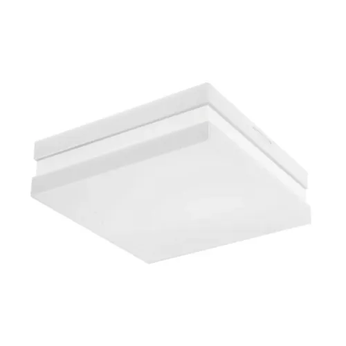 Plafon Sobrepor Alumínio Acrílico 26cm - BRANCO