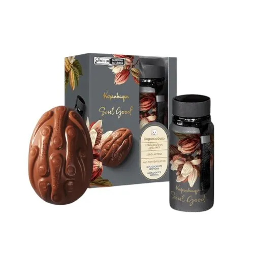 Ovo de Páscoa Língua de Gato Soul Good Garrafa 262G