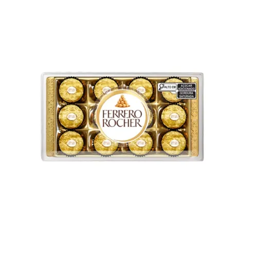 Chocolate Ferrero Rocher com 12 Bombons