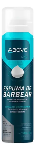 Espuma de Barbear Above 150ml - Suavizante e Refrescante
