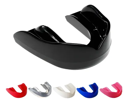 Protetor Bucal Básico Simples Moldável Spank - Preto