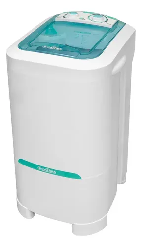 Lavadora de Roupas Semi-automática La555, Latina 10kg 15 Programas de Lavagem Branco/Turquesa