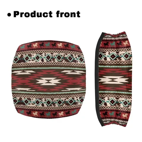 Capas para encosto de assento de andador Coloranimal Southwestern, 2 peças, fáceis de limpar, para senhoras idosas