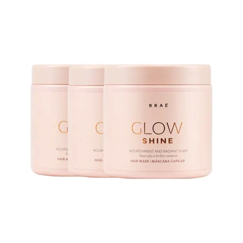Kit Braé Glow Shine Nutrição e Brilho 3 Máscara 500 g