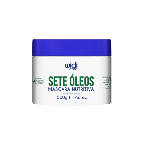 Máscara Widi Care Sete Óleos Nutrição Intensiva 500 g