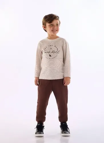 Conjunto masculino com estampa 3D Off White