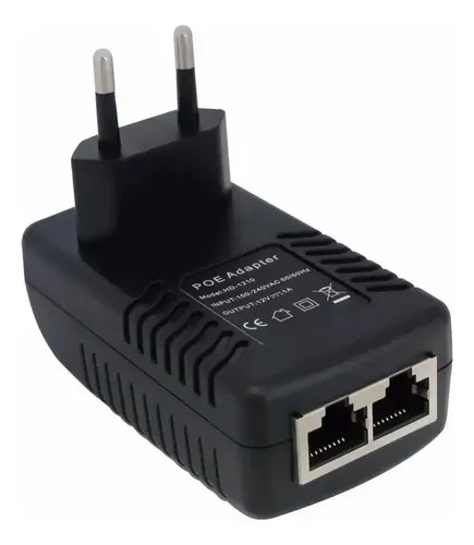 Fonte Poe Compacta 24v 1a Access Point Roteador Rj45 Bivolt