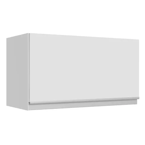 Armário Aéreo 100% MDF 60 cm 1 Porta Basculante Branco Smart Madesa