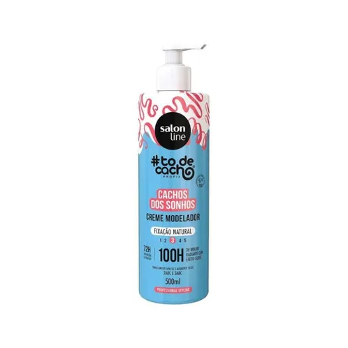 Creme Modelador Salon Line #TDC Cachos dos Sonhos Fixação Natural 500m