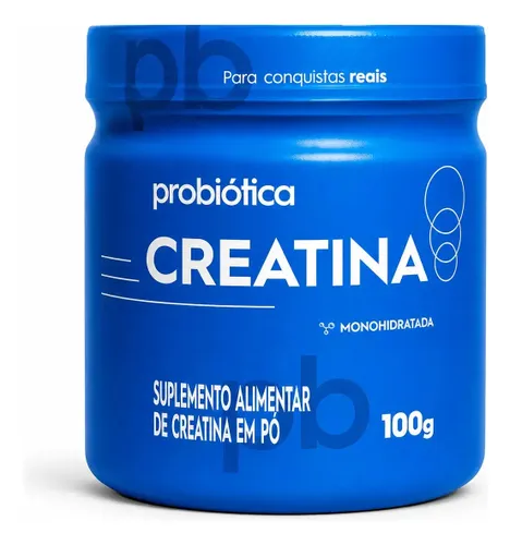 Creatina Probiotica 100g Creatina Monohidratada 100% Pura sem Sabor