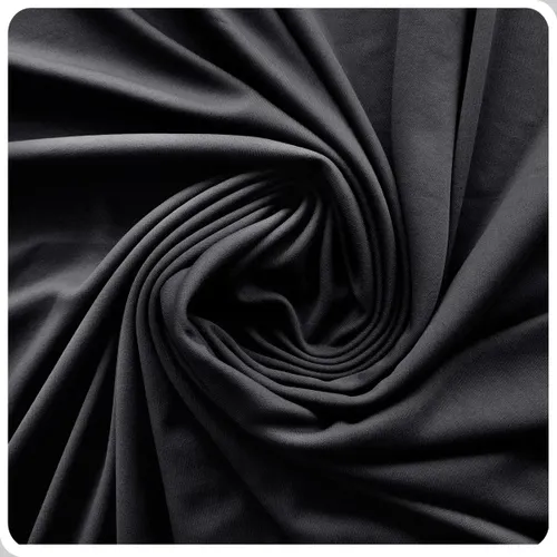 Tecido Helanca Light Preto para Roupas e Artesanato, 3 m x 1,80 m
