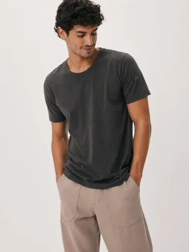 Camiseta Masculina Algodão Básica Cinza Escuro