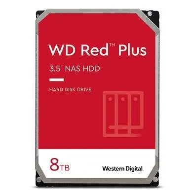 HD WD Red Plus, 8TB, 3.5", SATA - WD80EFPX