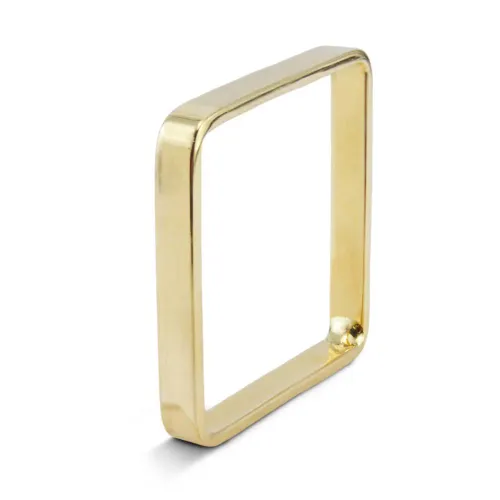 Anel Quadrado Xuxa em Ouro 18K