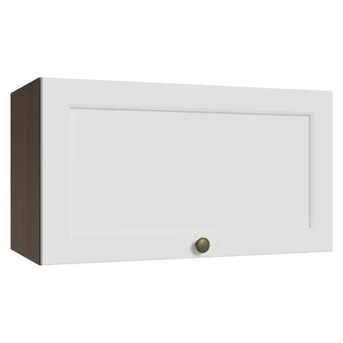 Armário Aéreo 60 cm 1 Porta Basculante Rustic/Branco Vik Madesa