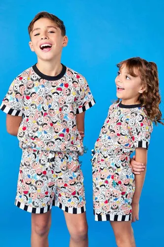 Bermuda Pijama Infantil Estampa Turma da Mônica Monimoji