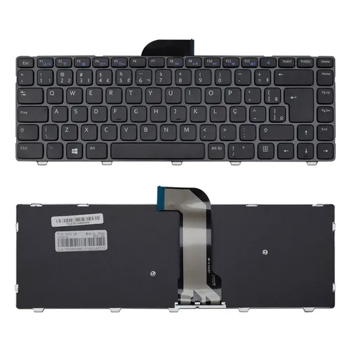 Teclado para Notebook Dell Inspiron 14R-5421 ABNT2 Preto