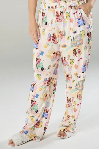 Calça Pijama Reta Estampa Girls Trip