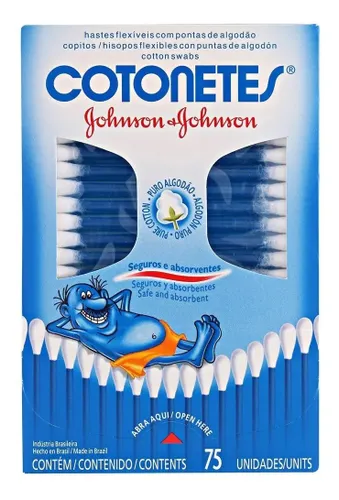 Hastes Flexíveis COTONETES 75 unidades