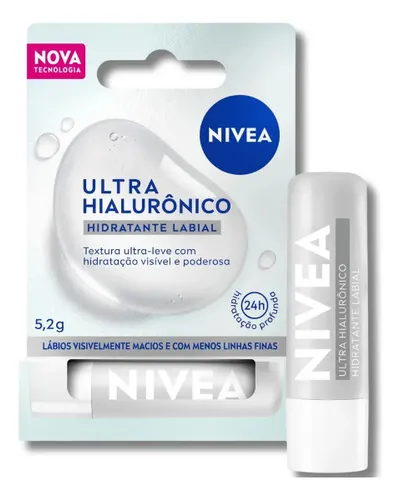 Hidratante Labial Nivea Ultra Hialurônico 5,2g