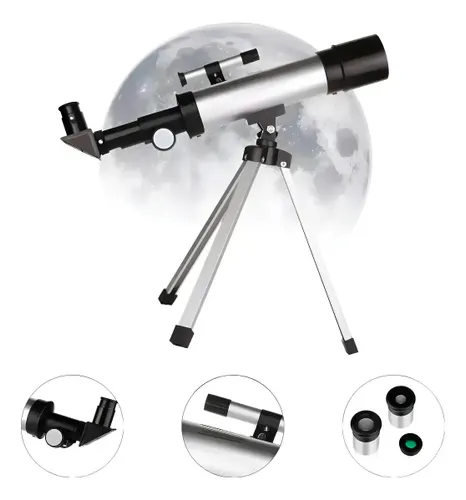 Telescópio Refrator SZR F36050 com Aproximação até 90x e Tripé