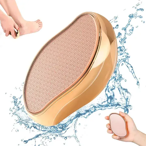 Lixa de Pé 2 em 1 de Vidro Nano de Alta Densidade para Remover Calos e Pele Morta - Ferramenta de Pedicure para Cuidados com os Pés