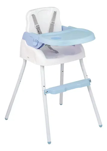 Cadeira de Alimentação Bebê Portátil 3em1 Styll Baby Segura Cor Azul-aço Cor