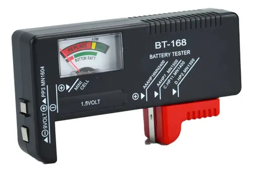 Testador Medidor de Pilha e Bateria 1.5v E 9v Bt-2 Western Preto