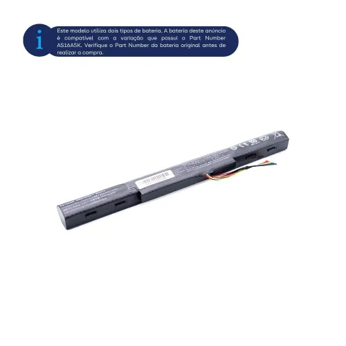 Bateria para Notebook Acer Aspire E5-575G-55KK 2000mAh 14.6V
