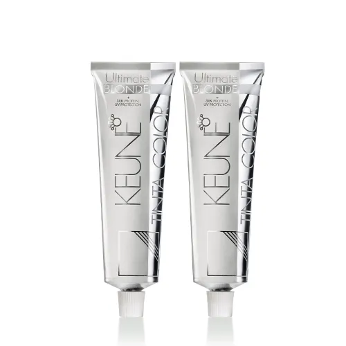 Kit Coloração Tinta Color Ultimate Blonde 1511 Super Louro Cinza Intenso Keune 60ml 2 Unidades