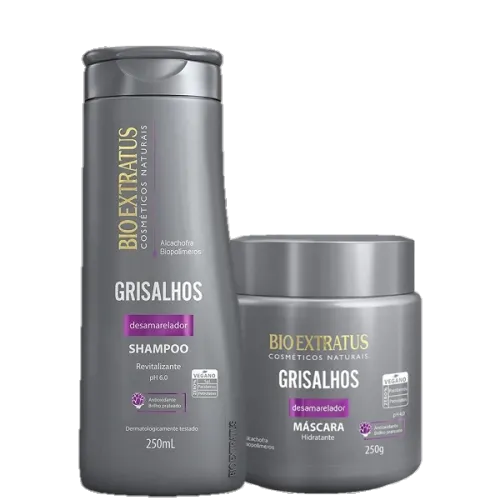 Bio Extratus Grisalhos Kit Mascara Capilar e Shampoo