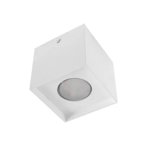 Plafon Sobrepor Alumínio Recuado 7,5cm - BRANCO