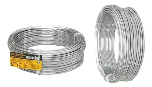 Arame Galvanizado Comercial Bwg 12 277 Mm Vonder