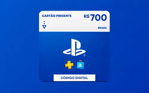 R$700 Gift Card PlayStation Store - Cartão Presente [Exclusivo Brasil]