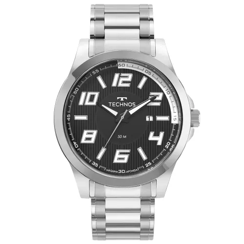 Relógio Technos Masculino Prata - Racer - 2115KNE/1B