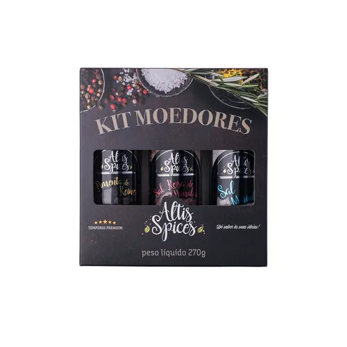 Kit Moedores Altis Spices 250g