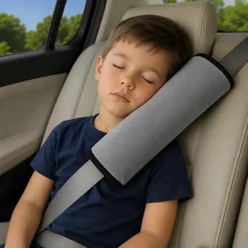 Almofada Protetor de Cinto Segurança Carro Infantil/adulto Cor Cinza