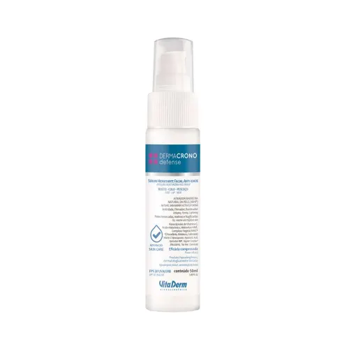 Vita Derm Hipoalergênica Dermacrono Serum Hidratante com Ácido Hialurônico 50 ml