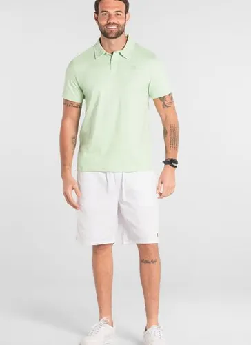 Camisa Polo Masculina Piquet com Elastano (Verde) The Philippines