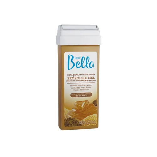 Cera Depilatória Depil Bella Roll-On Própolis e Mel 100 g