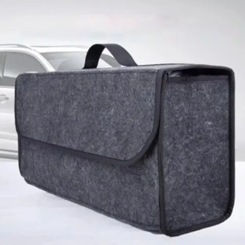 Organizador de porta-malas de carro KKJOY, grande, antiderrapante, com compartimentos para guardar ferramentas e acessórios.