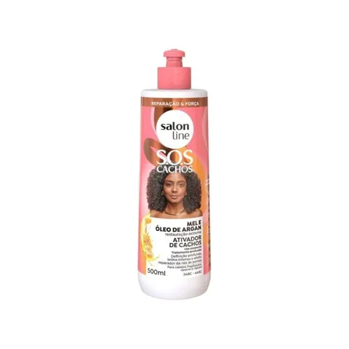 Ativador de Cachos SOS Cachos Mel Cachos Intensos Salon Line