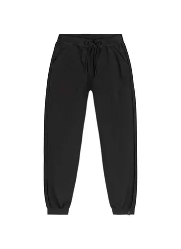 Calça Básica Juvenil em Moletom (Preto) Gloss