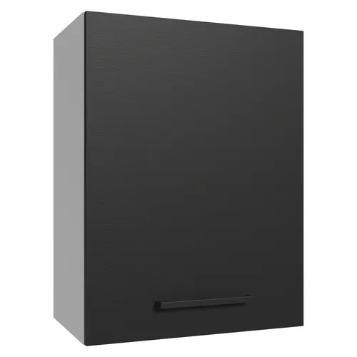 Armário Aéreo 50cm 1 Porta Branco/Preto Agata Madesa