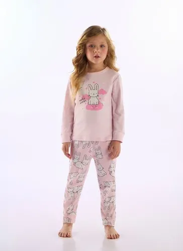 Pijama Unissex Infantil Suedine Rosa