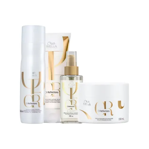 Kit Wella Oil Reflections Completo Light Pequeno